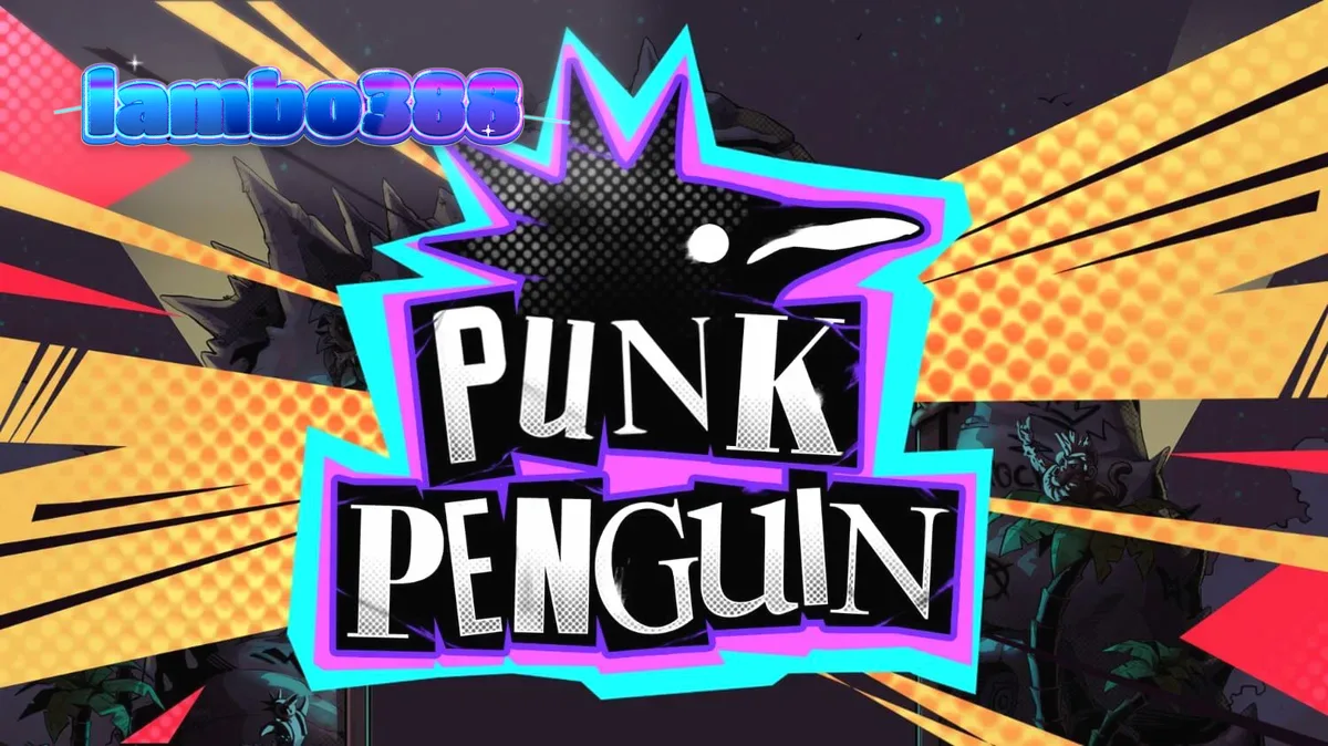 Tampilan visual slot Punk Penguin dengan karakter penguin bergaya punk